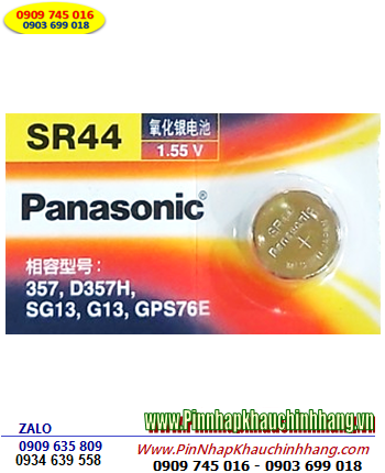 Panasonic SR44, 357 _Pin 1.55v Silver Oxide Panasonic SR44, 357 chính hãng